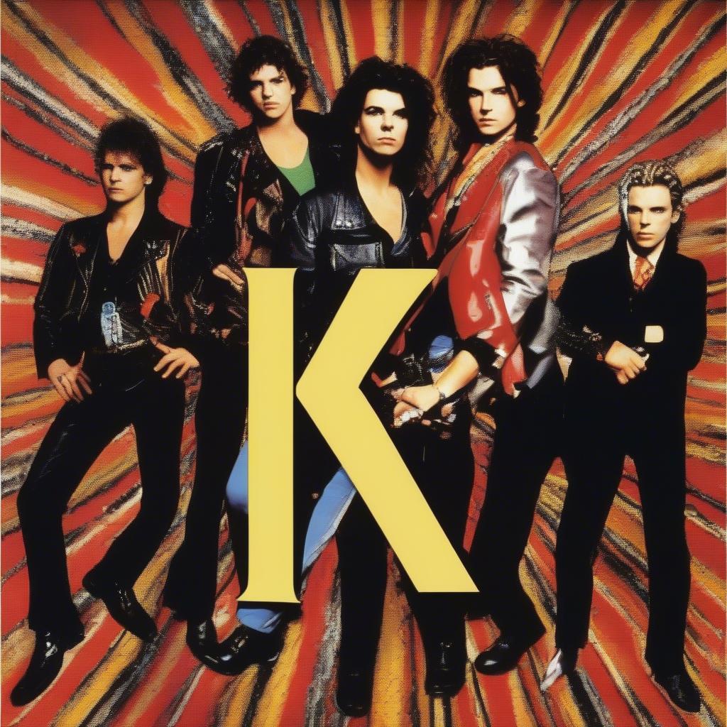 INXS "Kick" Album Cover