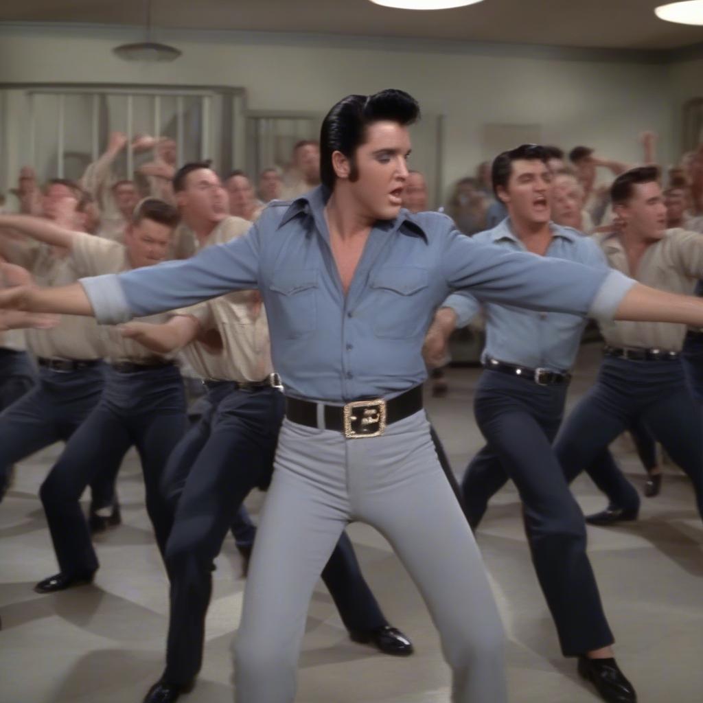 Elvis Presley in "Jailhouse Rock"