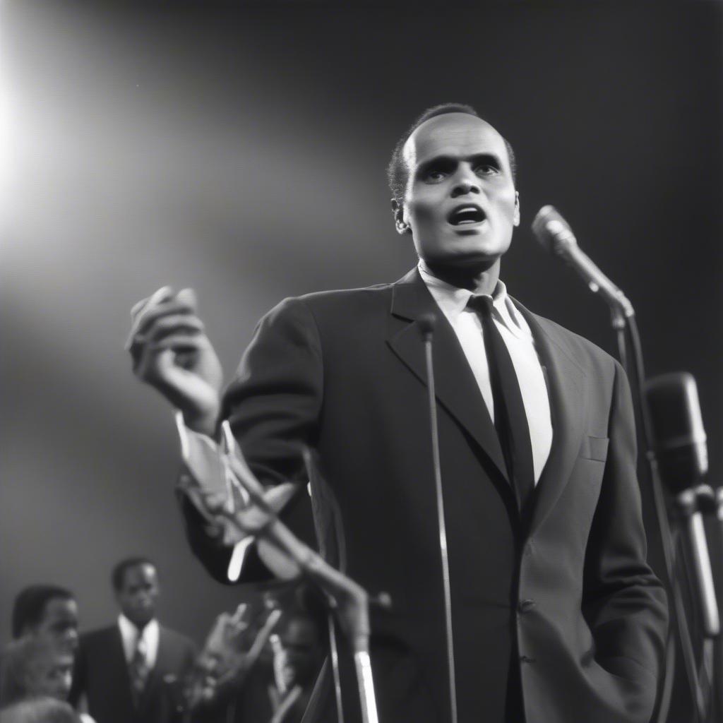 Harry Belafonte Performing Jamaica Farewell