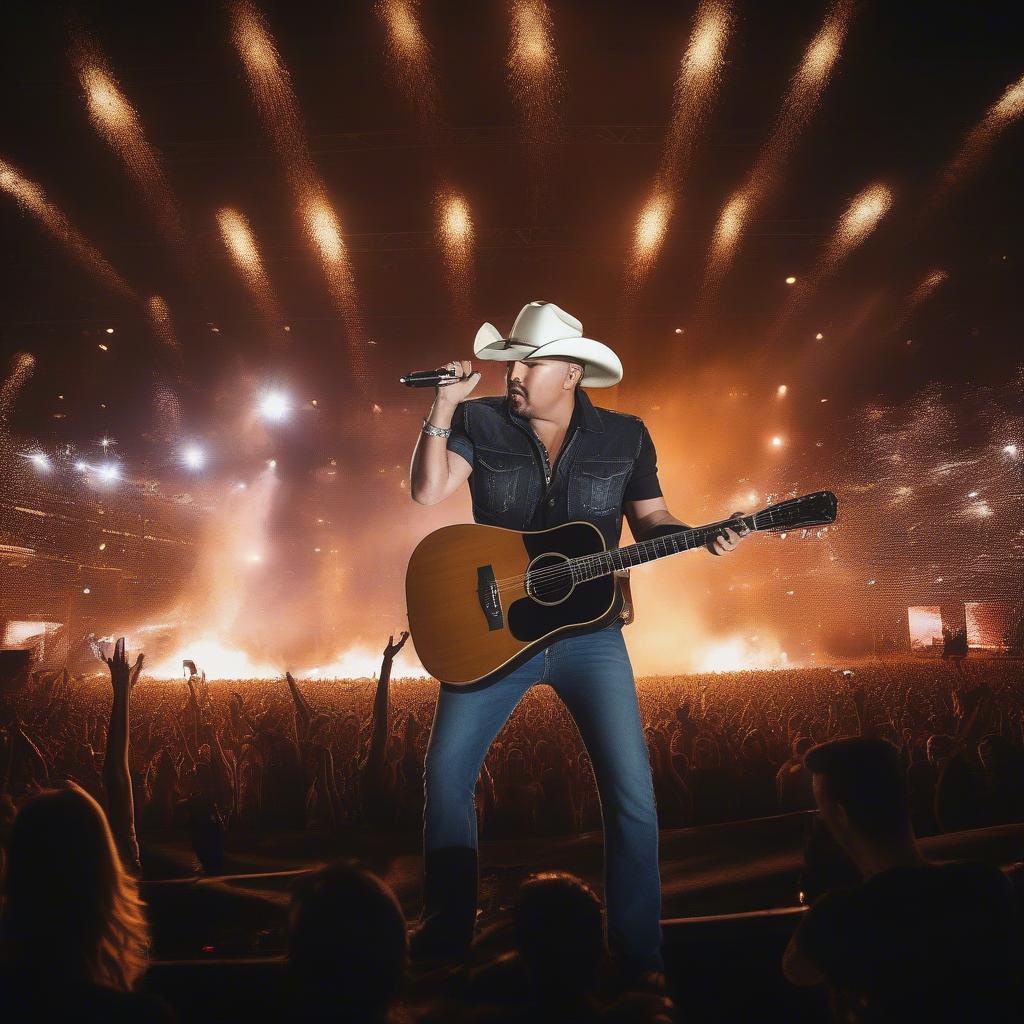 Jason Aldean Performing "Dirt Road Anthem"