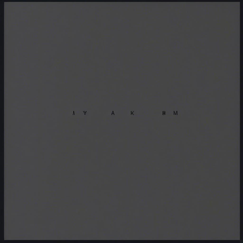 Jay-Z's "The Black Album" Cover Art