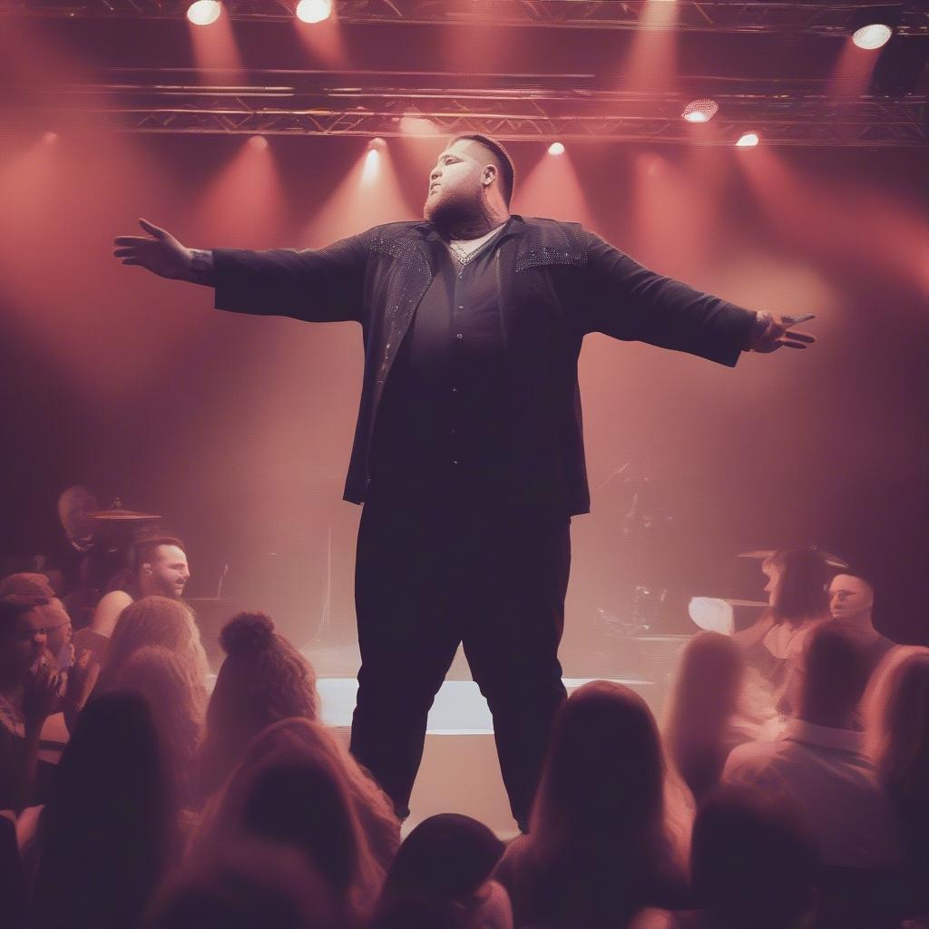 Jelly Roll Performing Live: Captivating Audiences with His Energetic Stage Presence