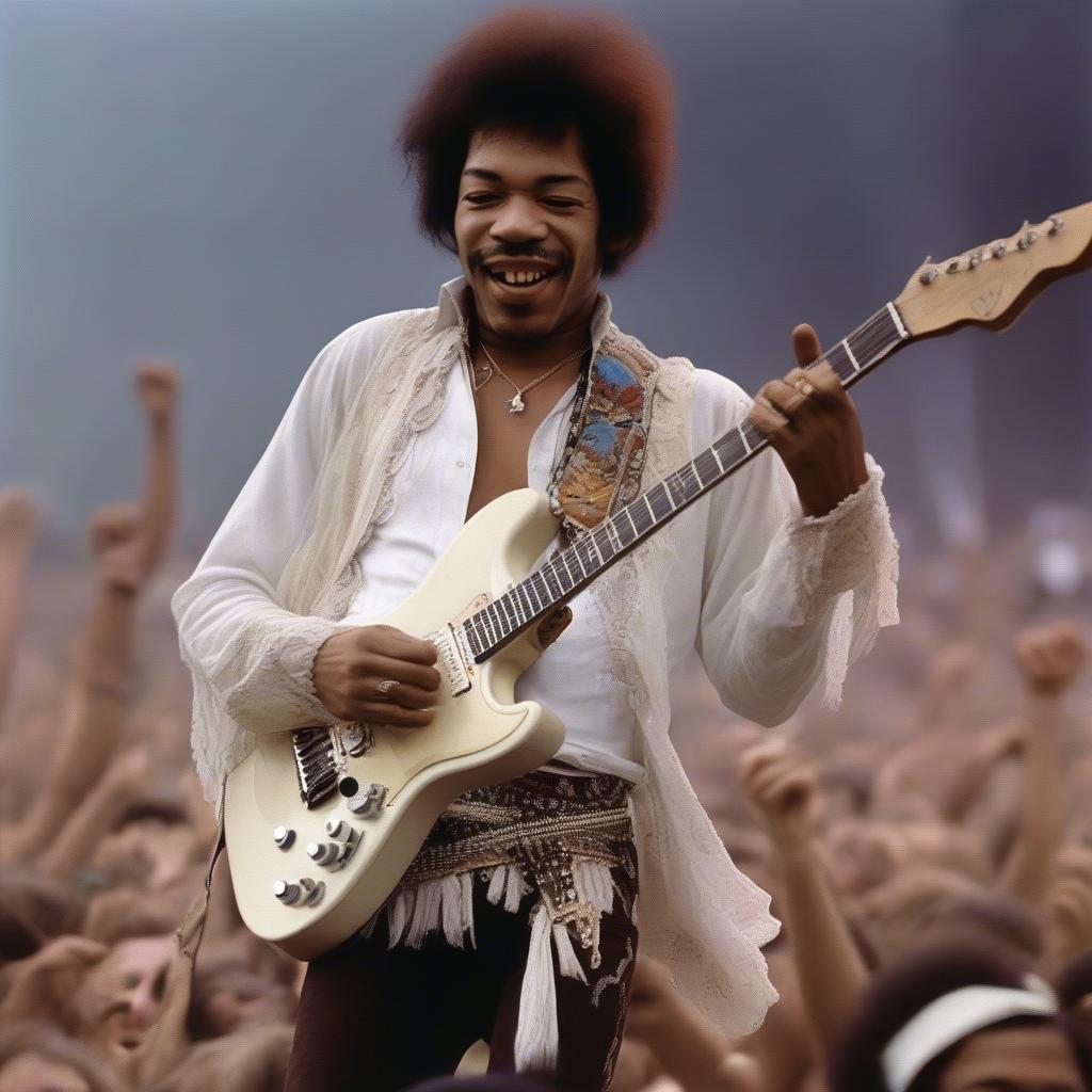 Jimi Hendrix at Woodstock