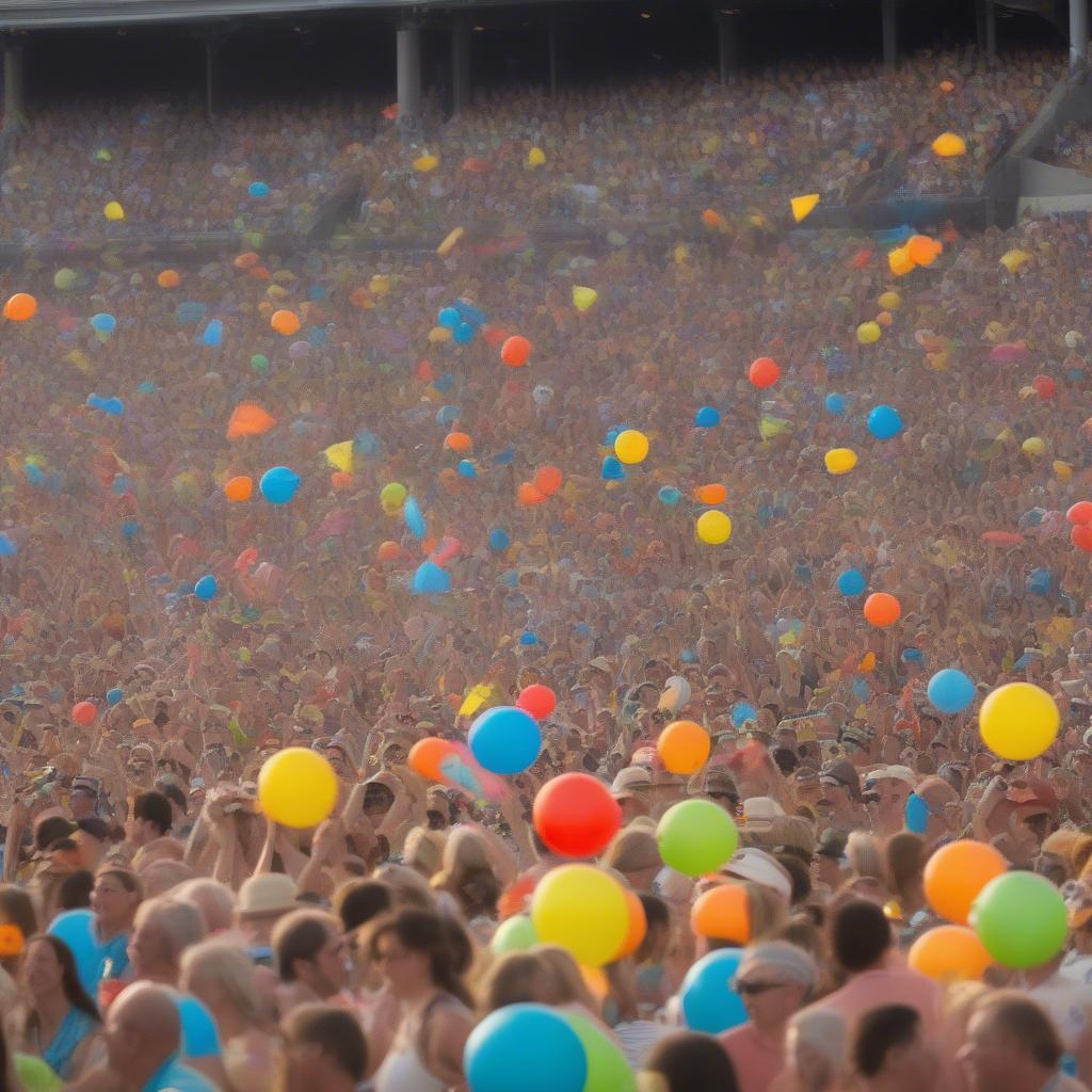 Jimmy Buffett Concert Crowd