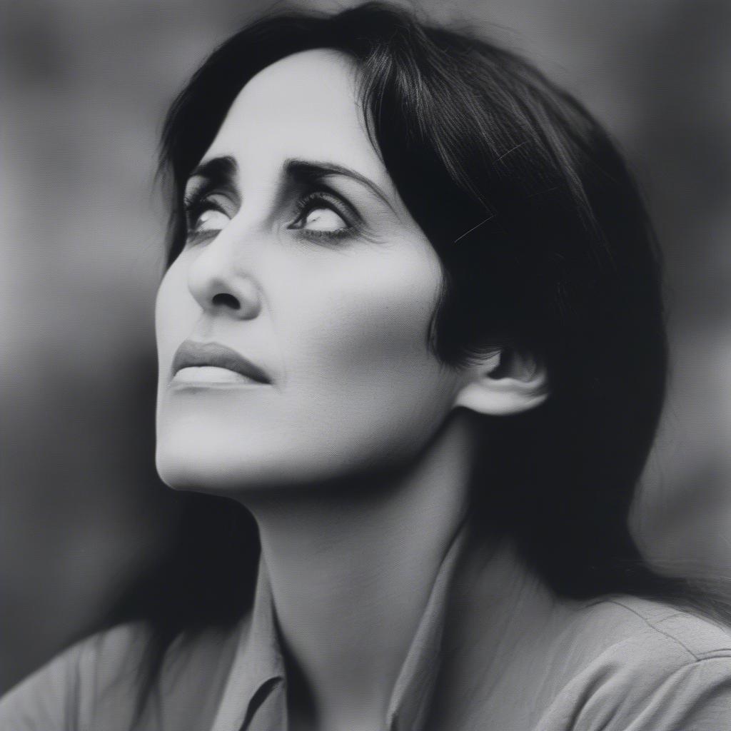 Album cover of Joan Baez's "Diamonds and Rust," featuring a close-up portrait of the artist.