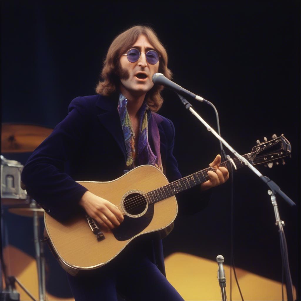 John Lennon Performing Live in the 1970s