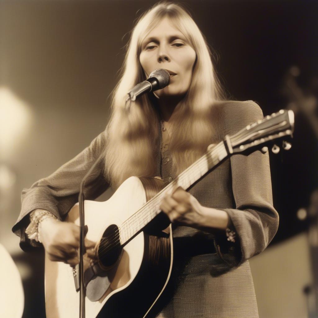 Joni Mitchell Performing Live in the 1970s