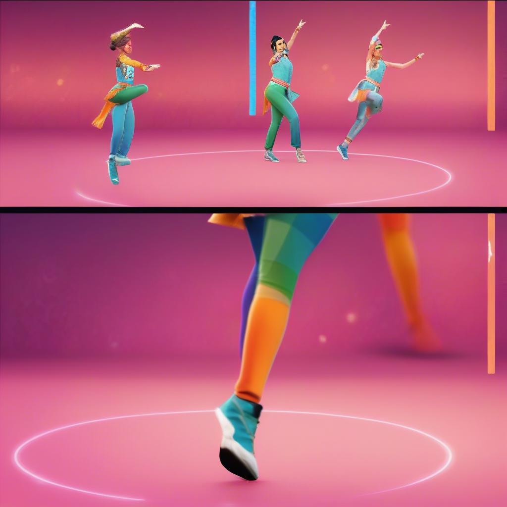 A breakdown of Just Dance choreography