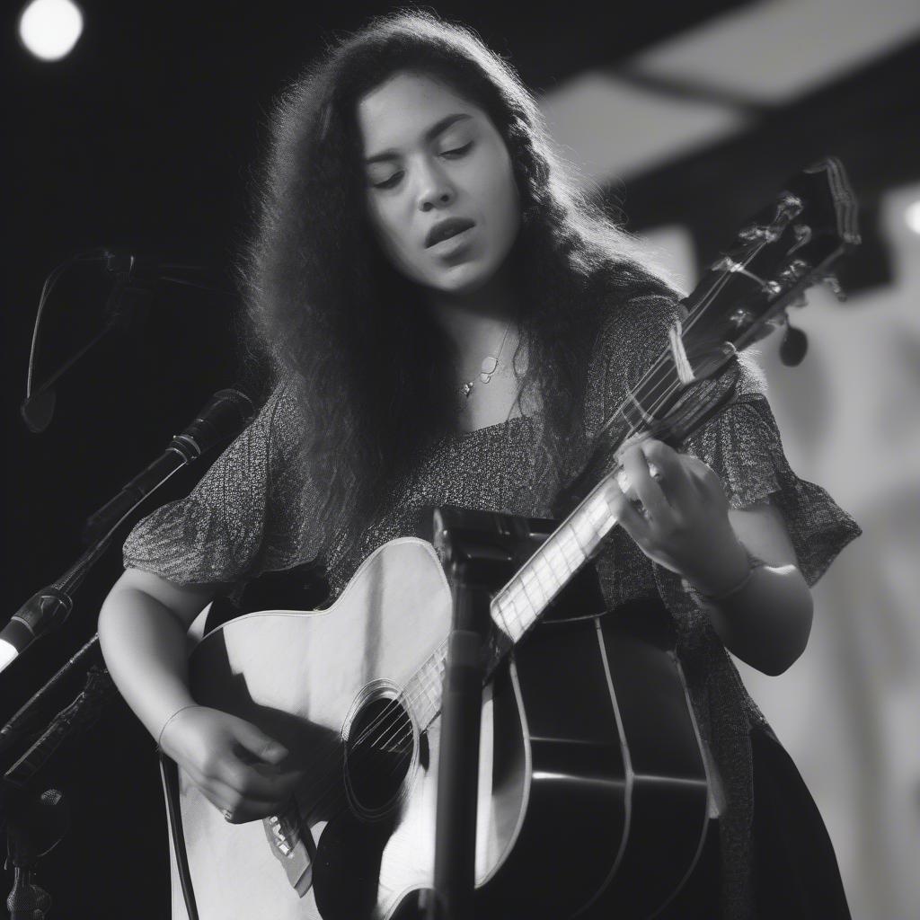 Kaia Sol performing at the 2017 Philadelphia Folk Festival