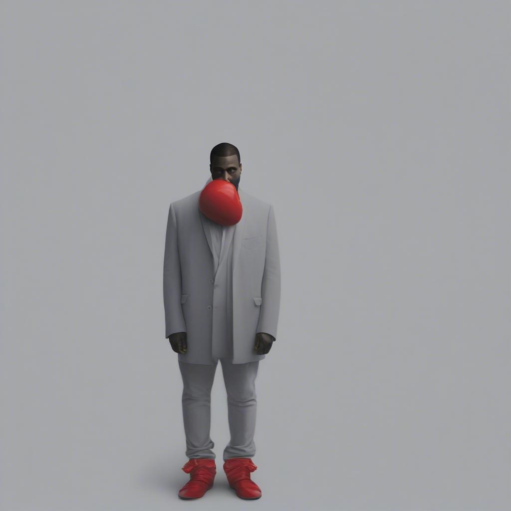 Kanye West's 808s & Heartbreak Album Cover