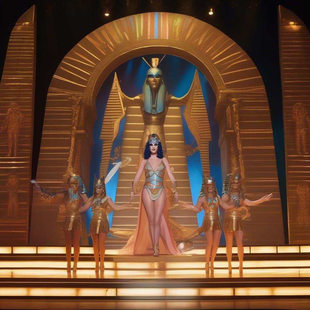 Katy Perry performing "Dark Horse"