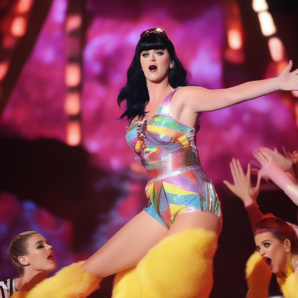 Katy Perry Performing I Kissed a Girl