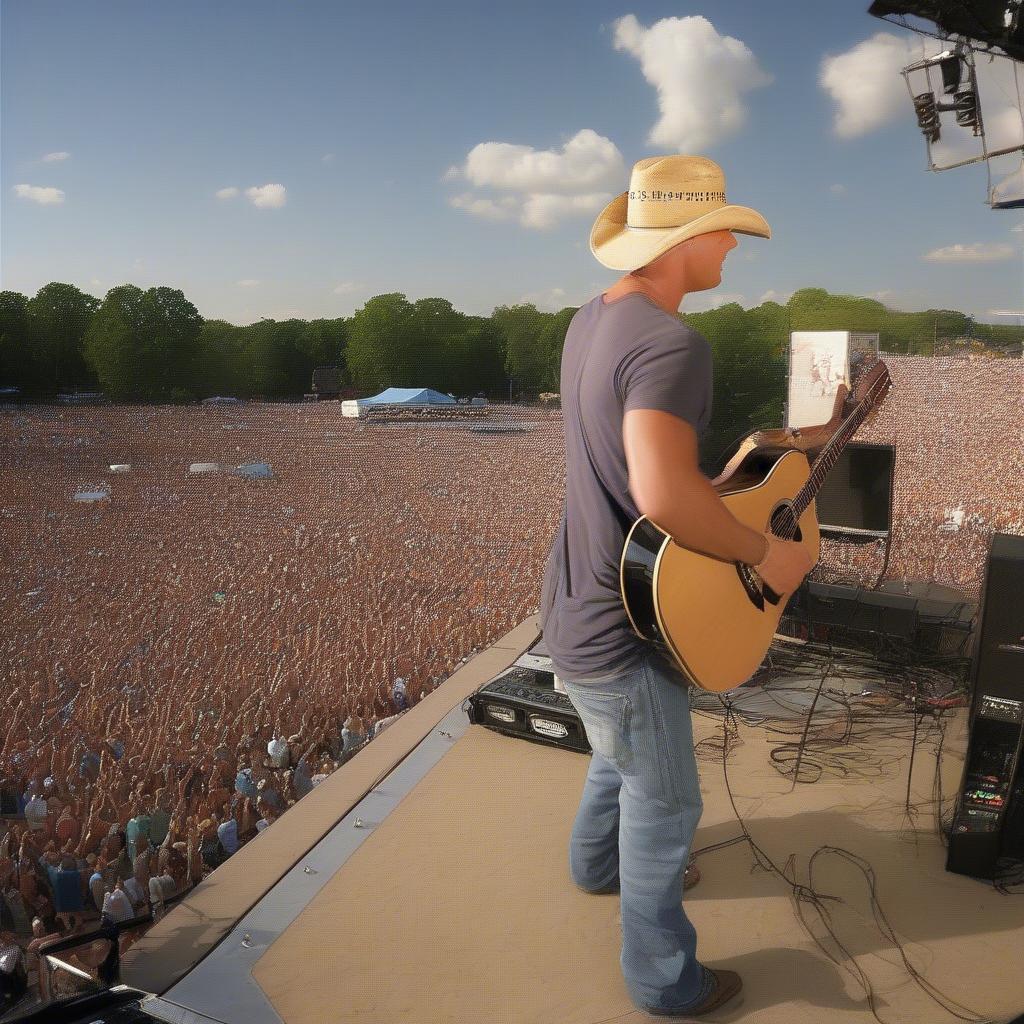 Kenny Chesney Performing "Summertime" Live