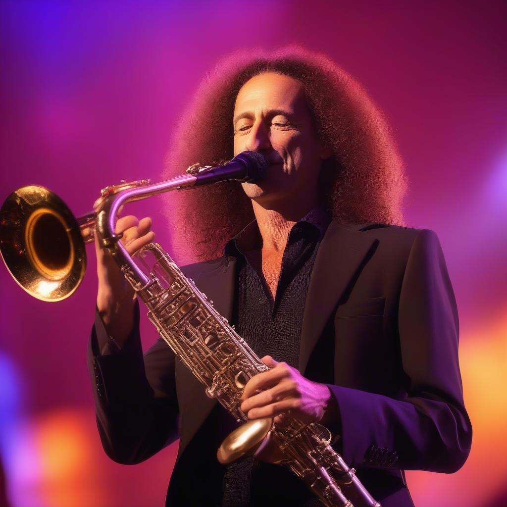 Kenny G Performing Live on Stage