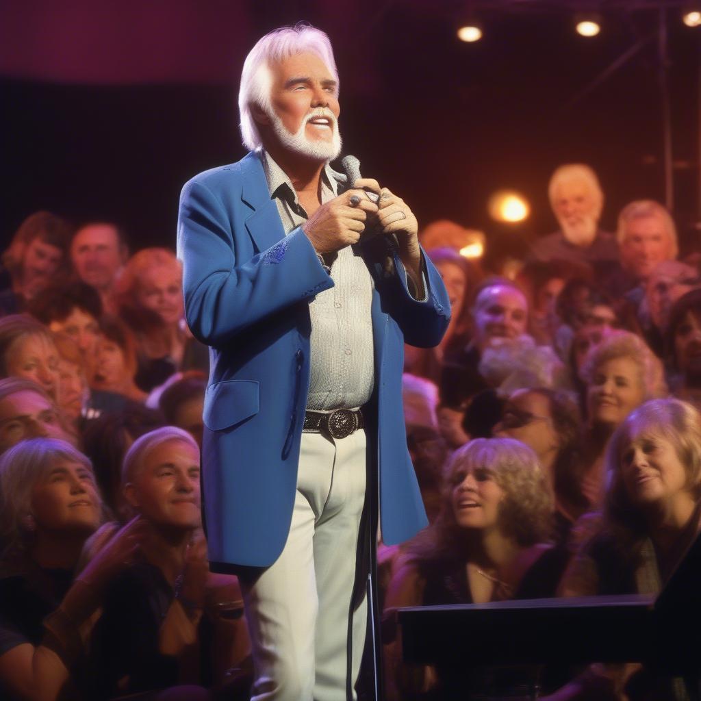 Kenny Rogers Performing Live