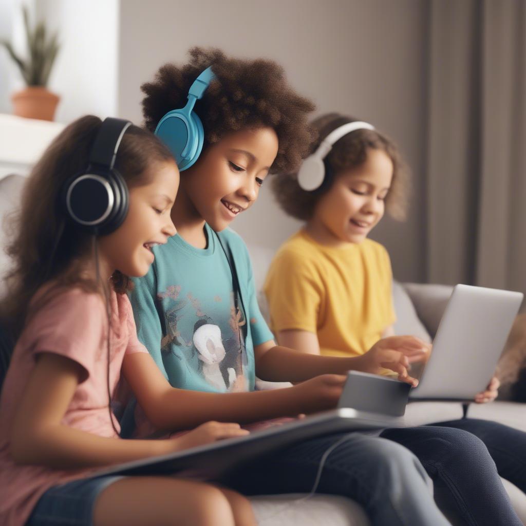 Children Engaging with Online Music Resources