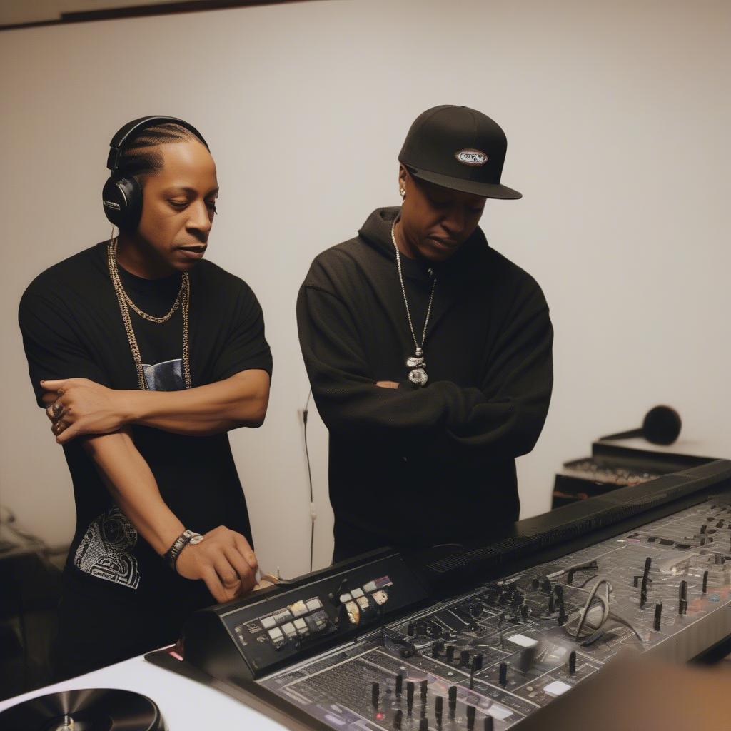 DJ Quik and Tony Toni Tone! in the Studio