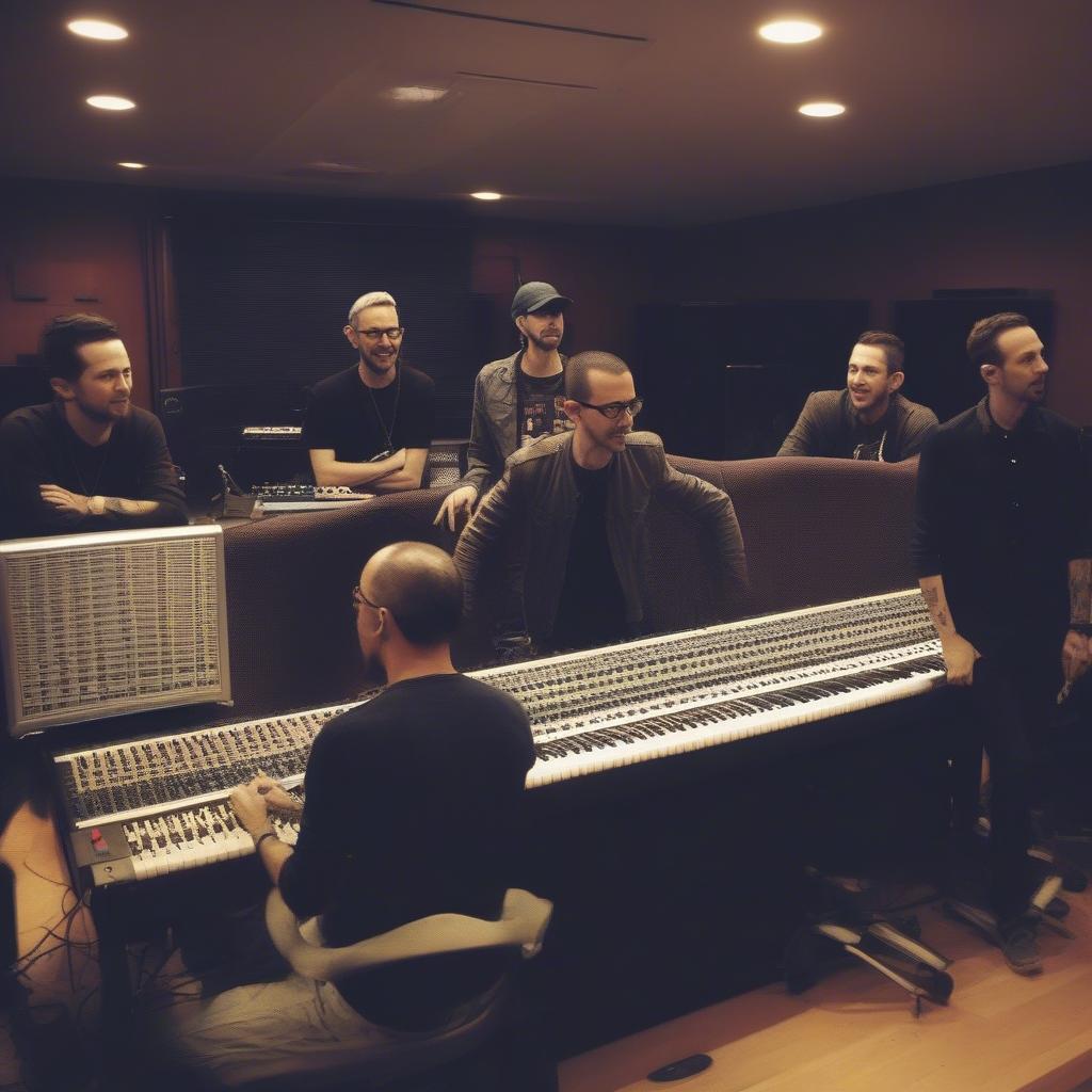 Linkin Park in a Studio Session