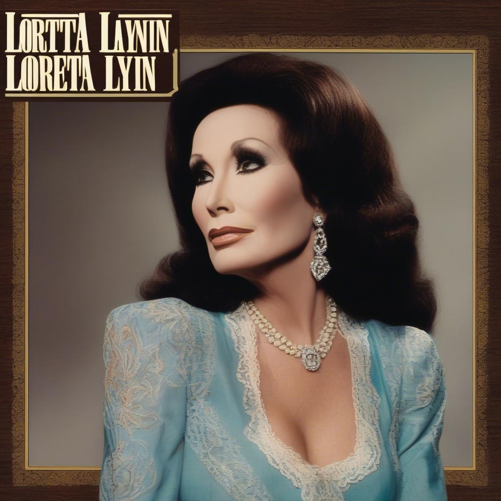 The album cover of Loretta Lynn's "Rated X".