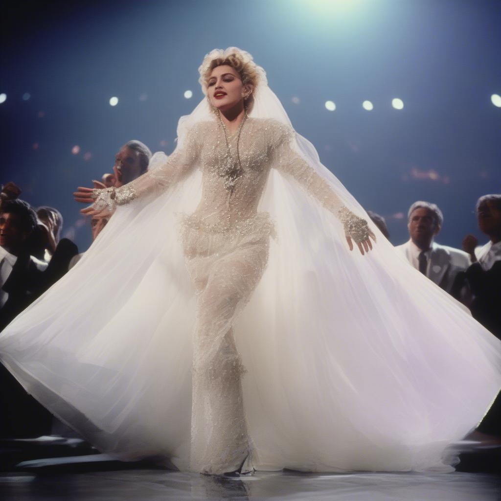 Madonna Performing Like a Virgin in 1984