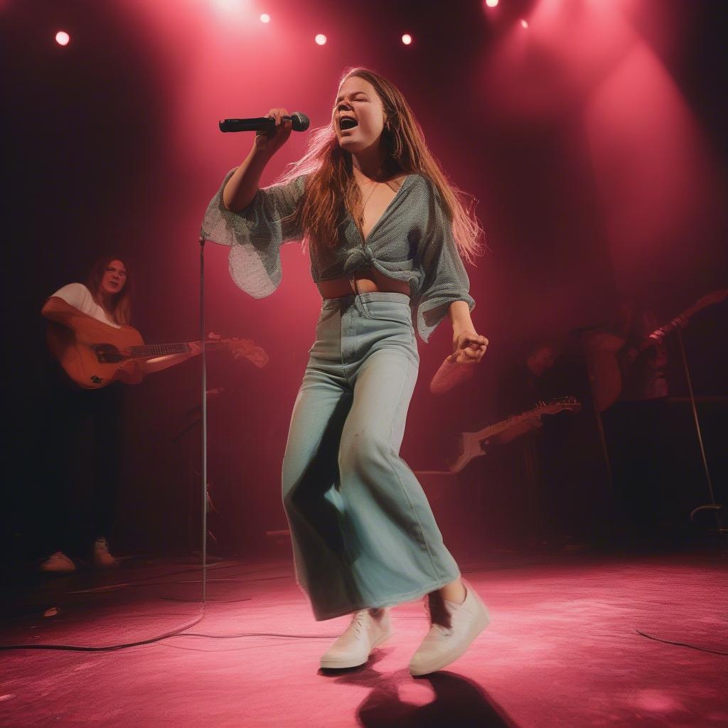 Maggie Rogers Performing Live on Stage