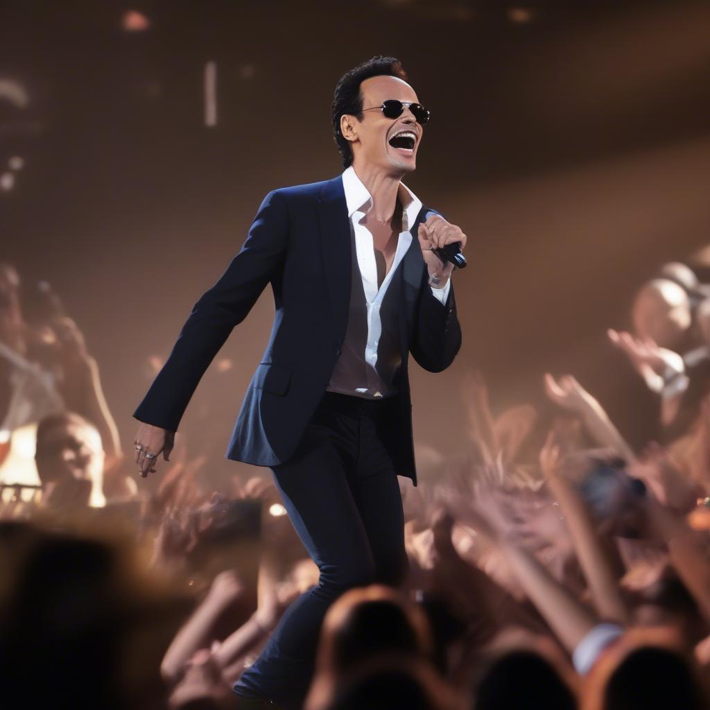 Marc Anthony Performing an English Song