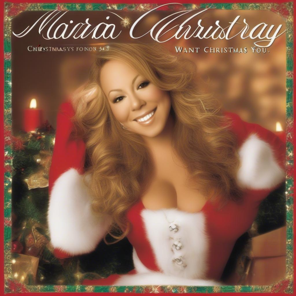 Mariah Carey Christmas Album Cover