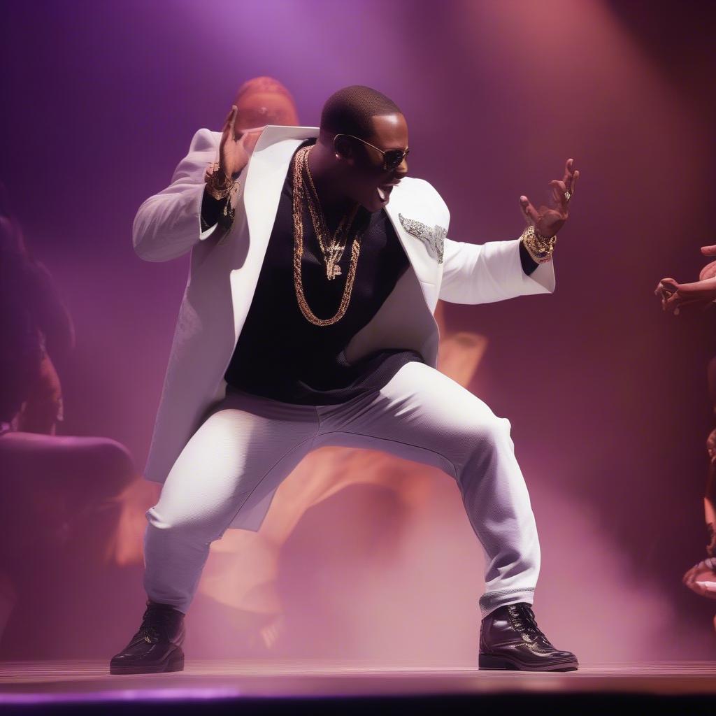 Mase performing live on stage