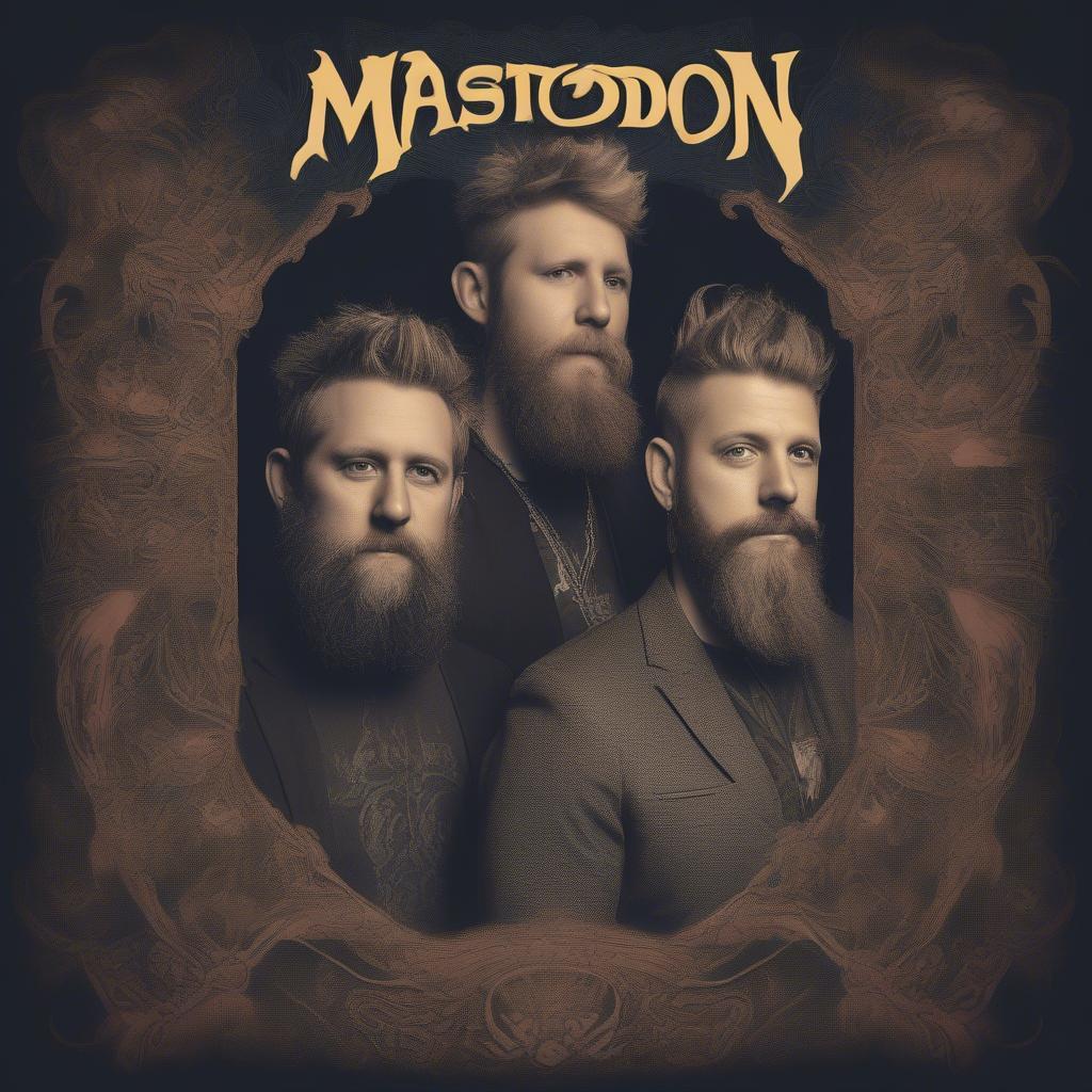 Mastodon Band Members Portrait