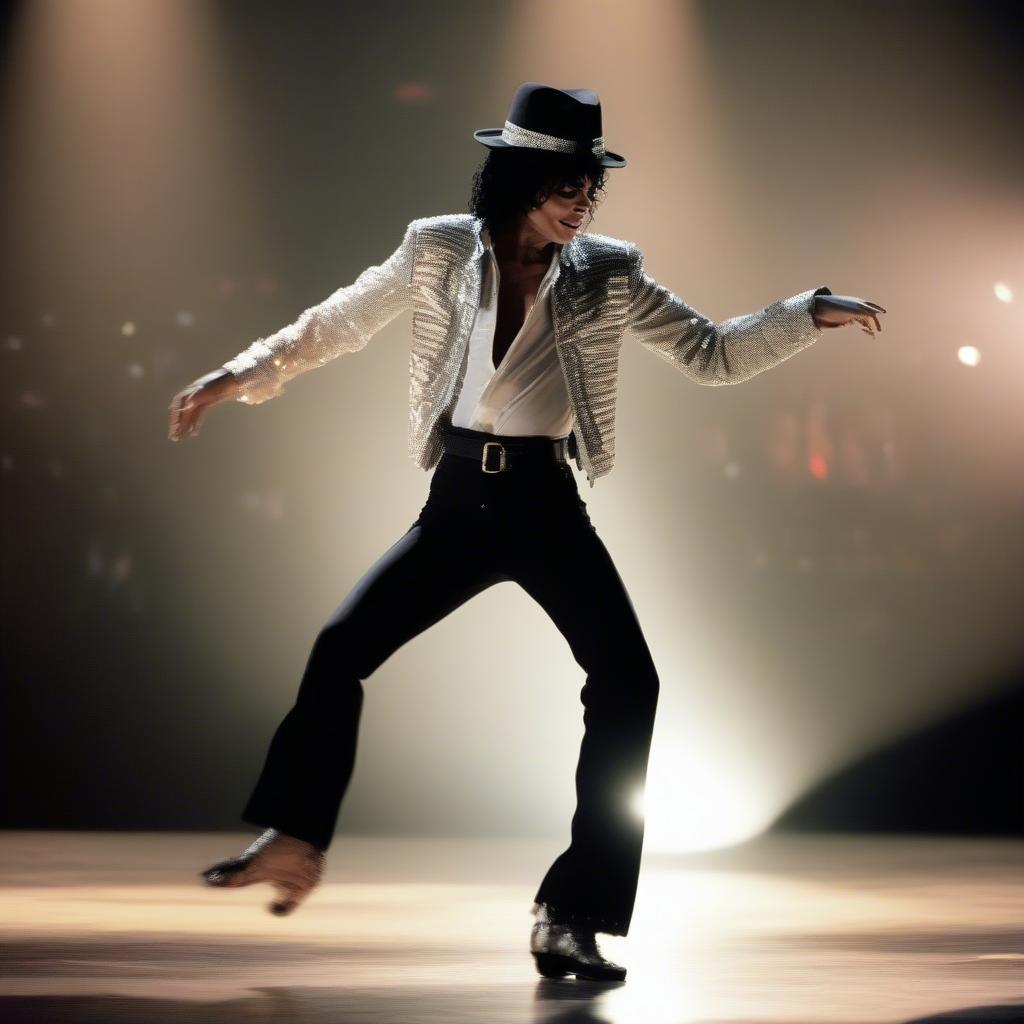 Michael Jackson Moonwalking