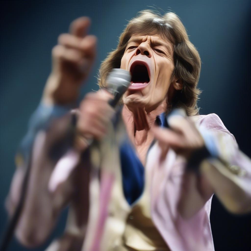 Mick Jagger on Stage