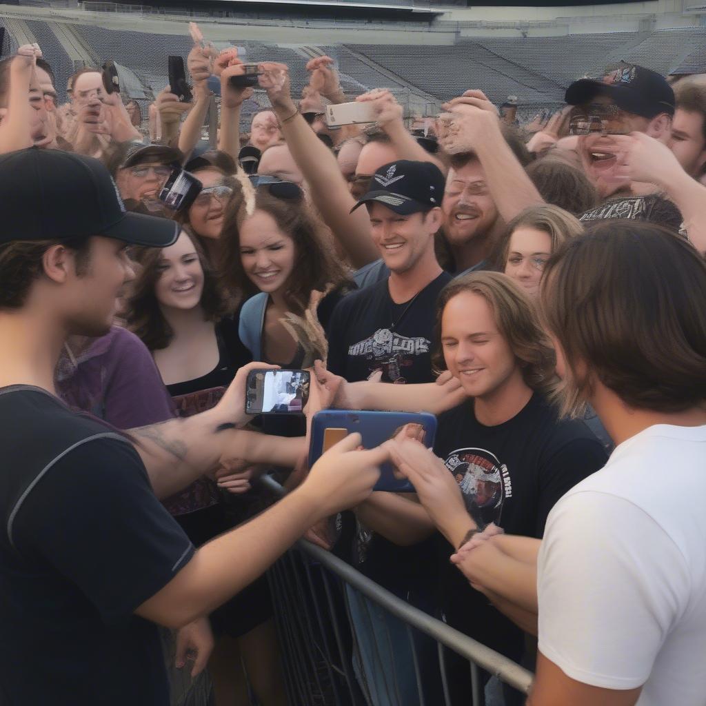 Midland Band with Fans