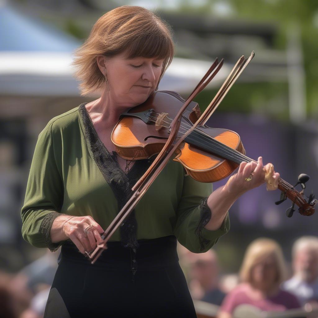 Milwaukee Irish Fest 2022 Eileen Ivers Performance