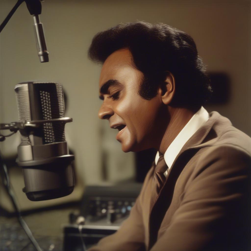 Johnny Mathis performing "Misty"