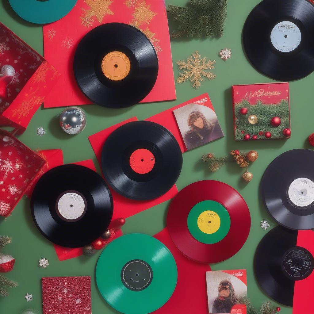 Modern Christmas Music on Vinyl Records