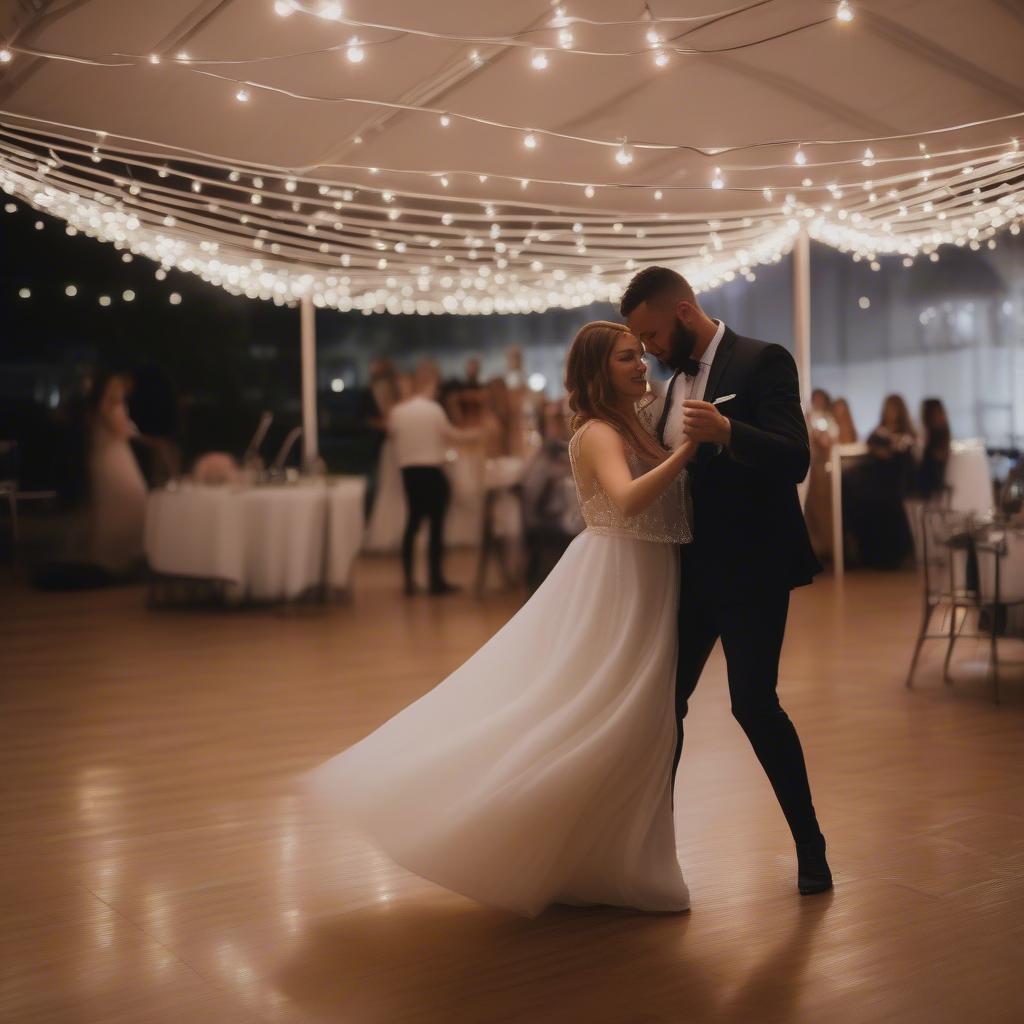 Modern First Dance at a Wedding