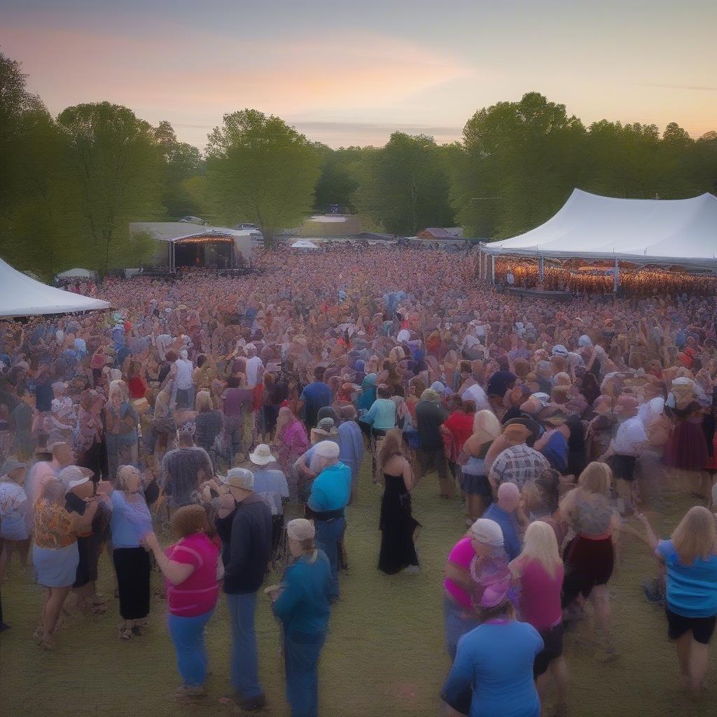 Crowd enjoying 2017 Moondance Jam