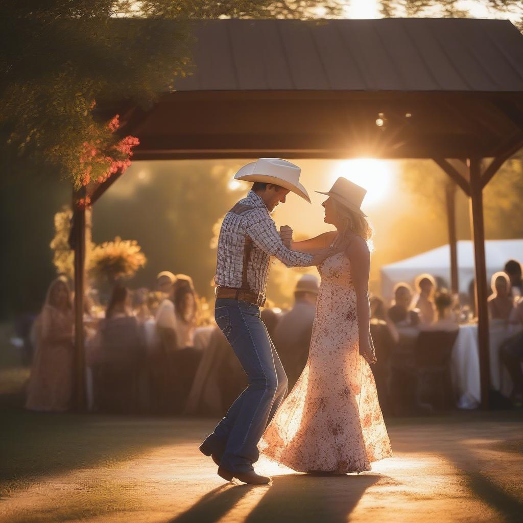 Mother and Son Country Dance