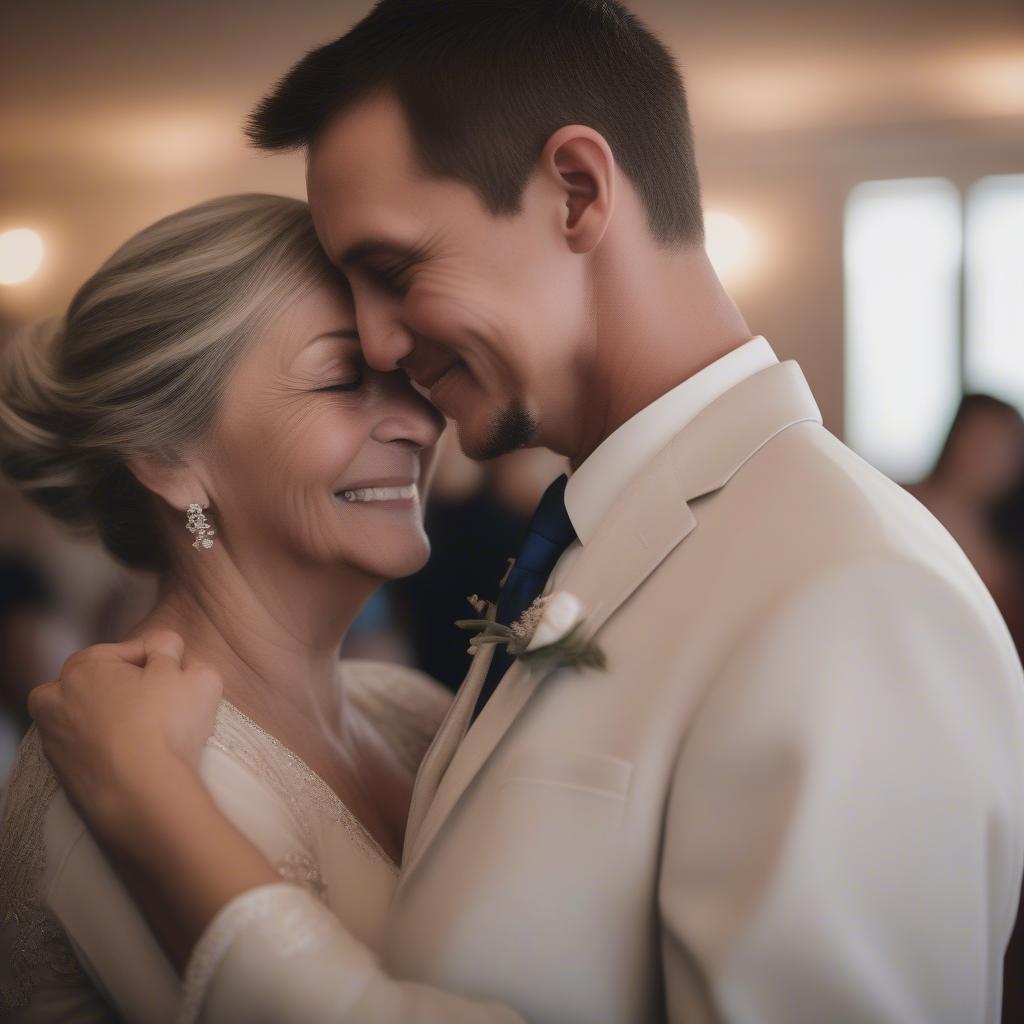 Emotional Mother-Son Dance Moment