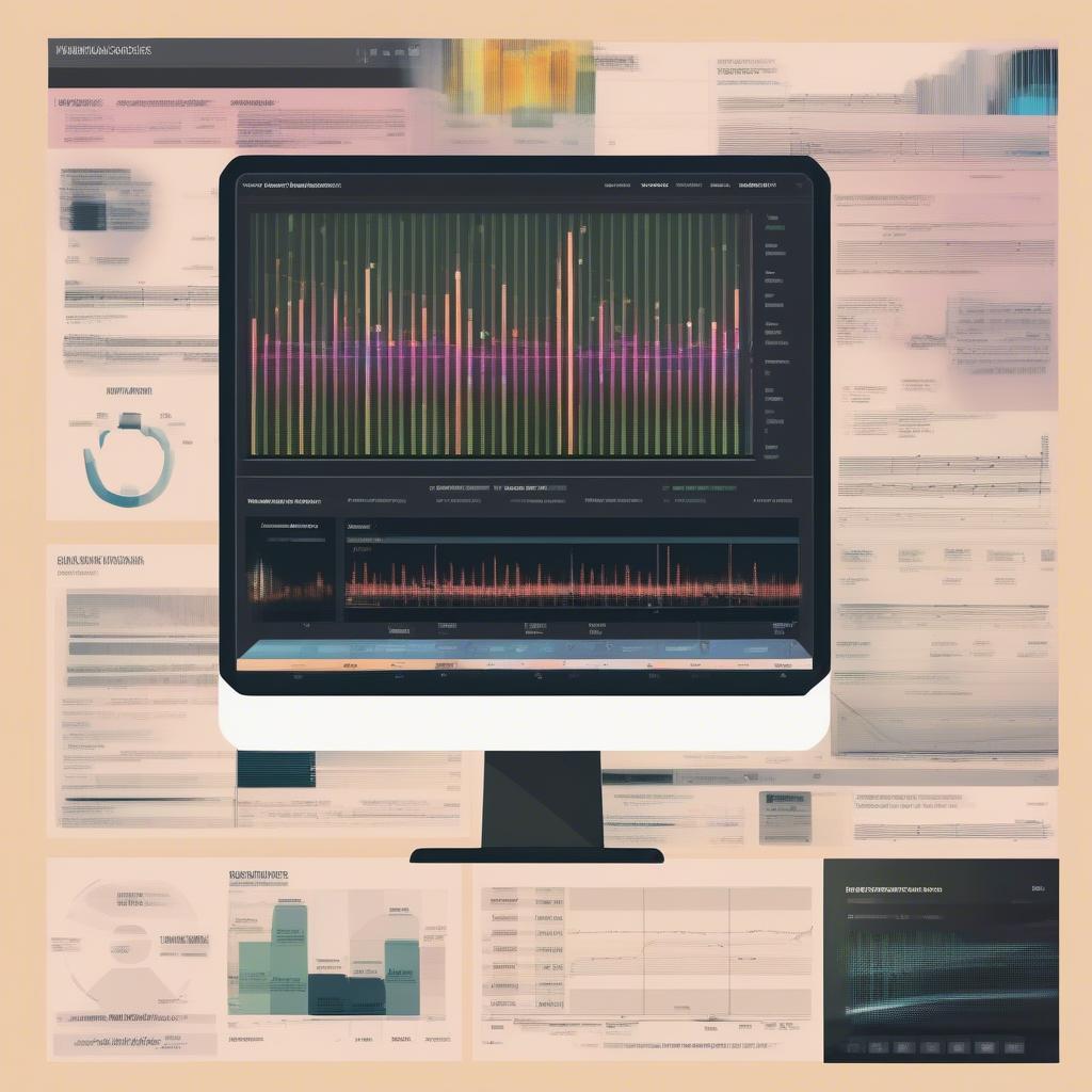 Music Charts and Trends on a Computer Screen