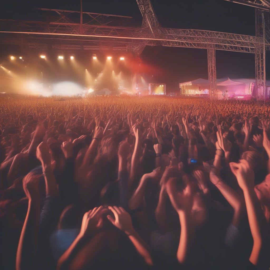 Crowd at a music festival in 2012