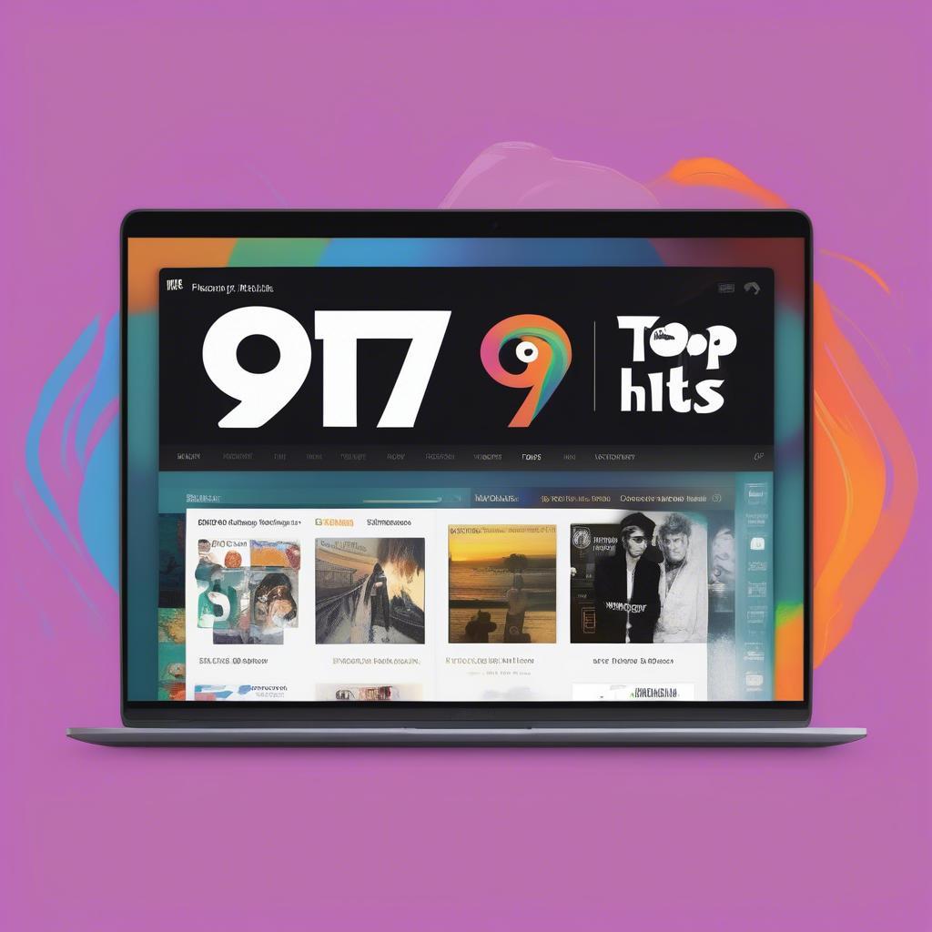 Music Streaming Platform with 97.9 FM Playlist: Stream the latest hits from 97.9 FM on popular music platforms.  Enjoy curated playlists featuring the top songs and discover new music.