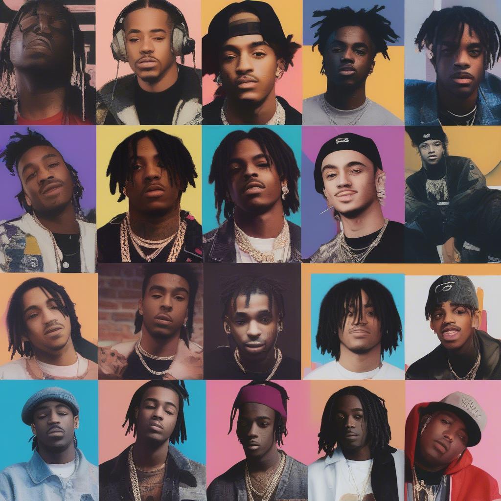 Emerging rap artists of 2017.