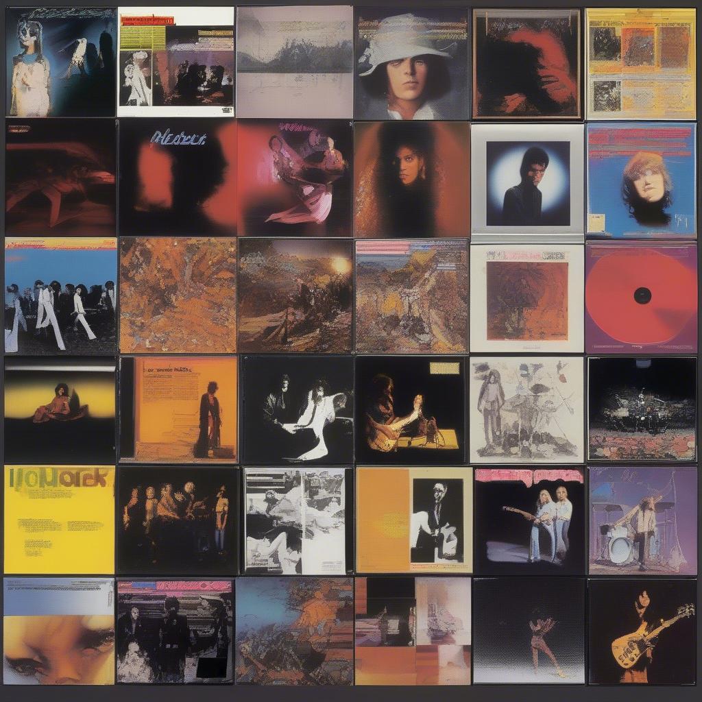 Images of album covers from The Knack, Blondie, Led Zeppelin, and Pink Floyd, representing the rise of new wave and the enduring power of rock in 1979.