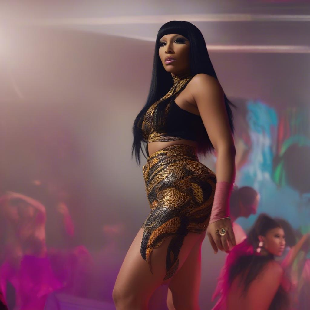 Nicki Minaj Anaconda Music Video Still