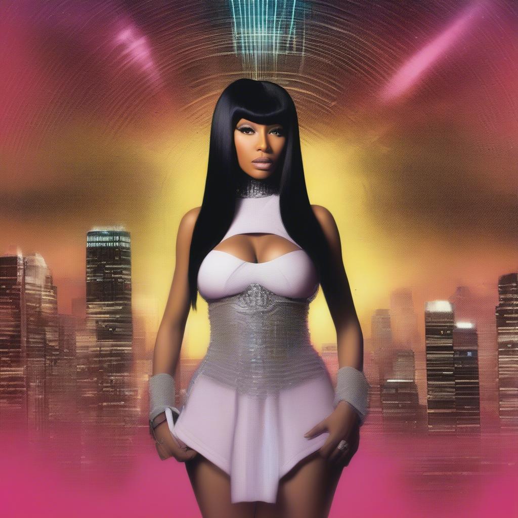 Nicki Minaj Beam Me Up Scotty Mixtape Cover