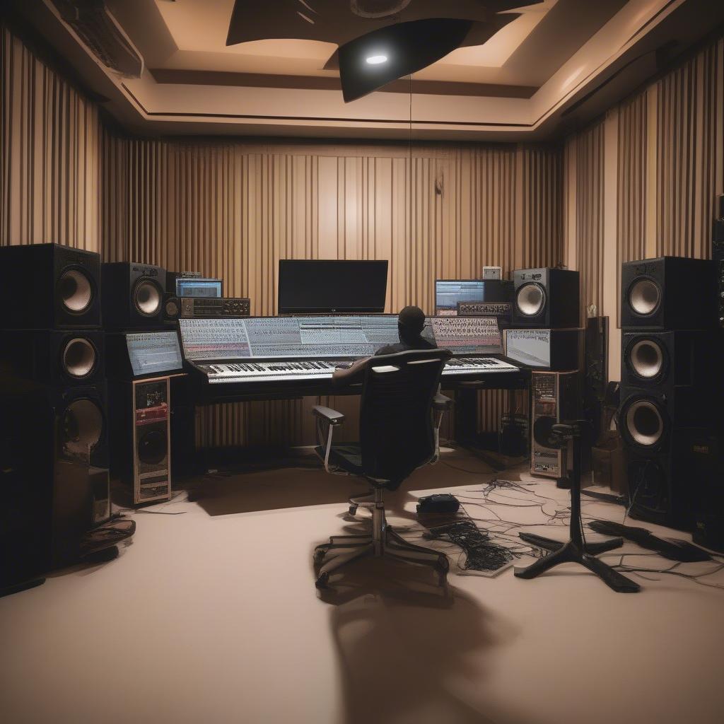 Modern Nigerian Music Studio