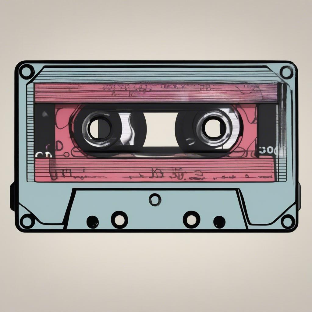 Nineties Music Cassette