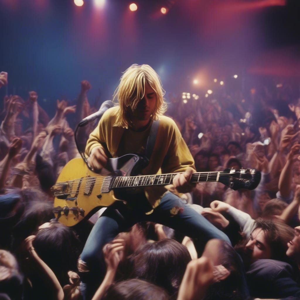 Nirvana's iconic performance of Smells Like Teen Spirit