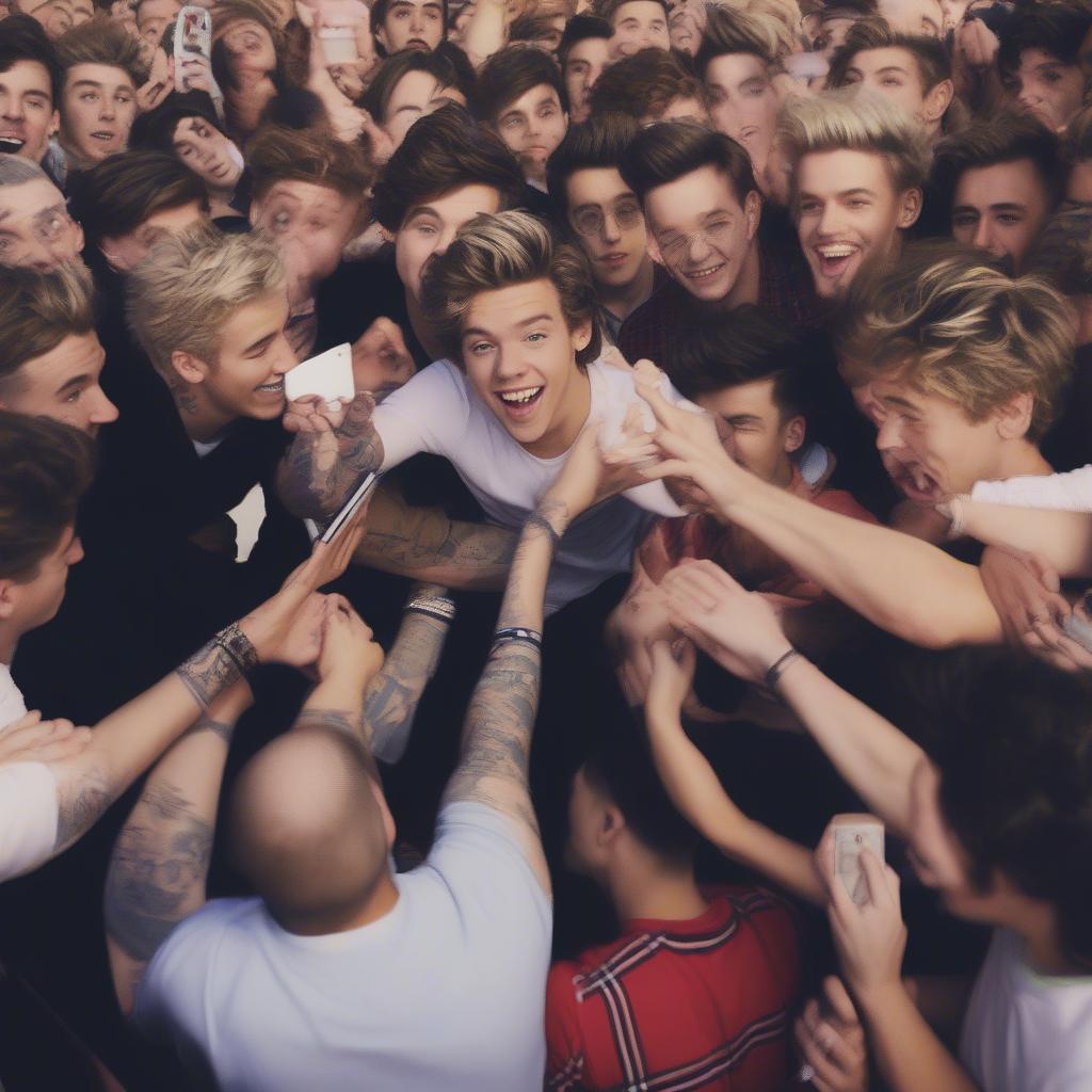 One Direction and their Fans